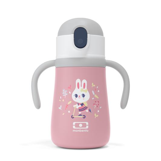 MB Stram pink Bunny - The insulated kid's bottle