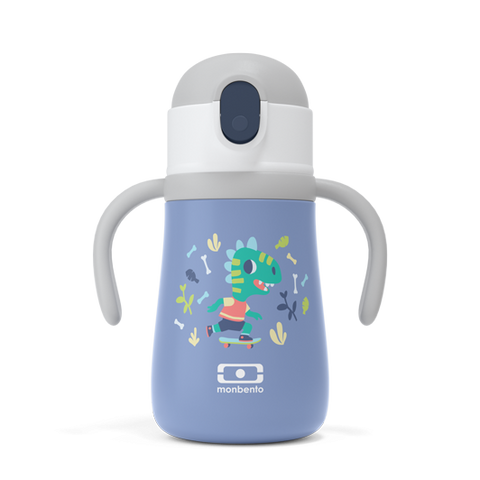 MB Stram blue Dino - The insulated kid's bottle