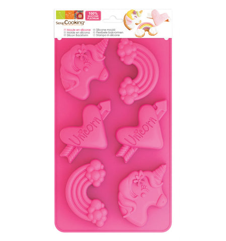 Scrapcooking - Silicone Baking Mould - Unicorn