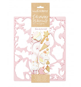 Scrapcooking - Unicorn-themed multi-cookie cutter