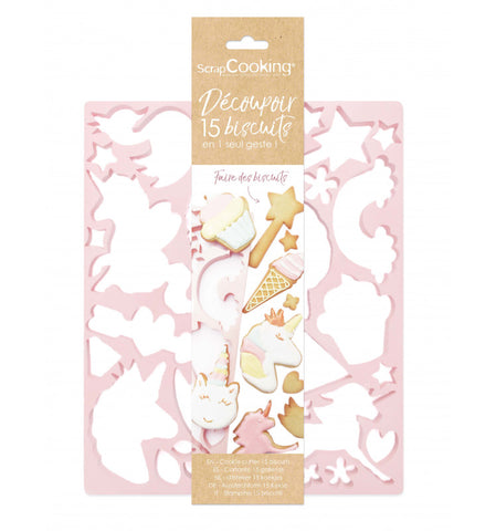 Scrapcooking - Unicorn-themed multi-cookie cutter